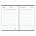 Ежедневник недатированный А5 148х218 мм GALANT "Ritter", под кожу, 160 л., черный, 114464