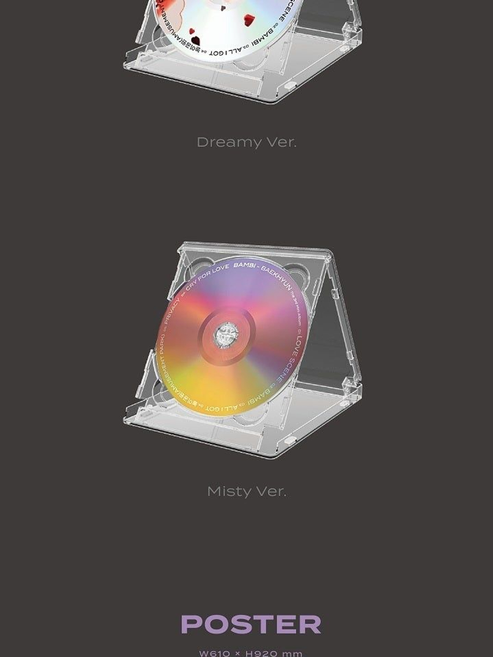 Альбом EXO Baekhyun - Bambi 3rd Mini Album JEWEL CASE Version RANDOM Cover