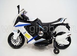 Детский электромотоцикл River Toys M111MM белый