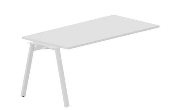 стол Arena 1580х780х750мм (2 громмета) - приставной элемент