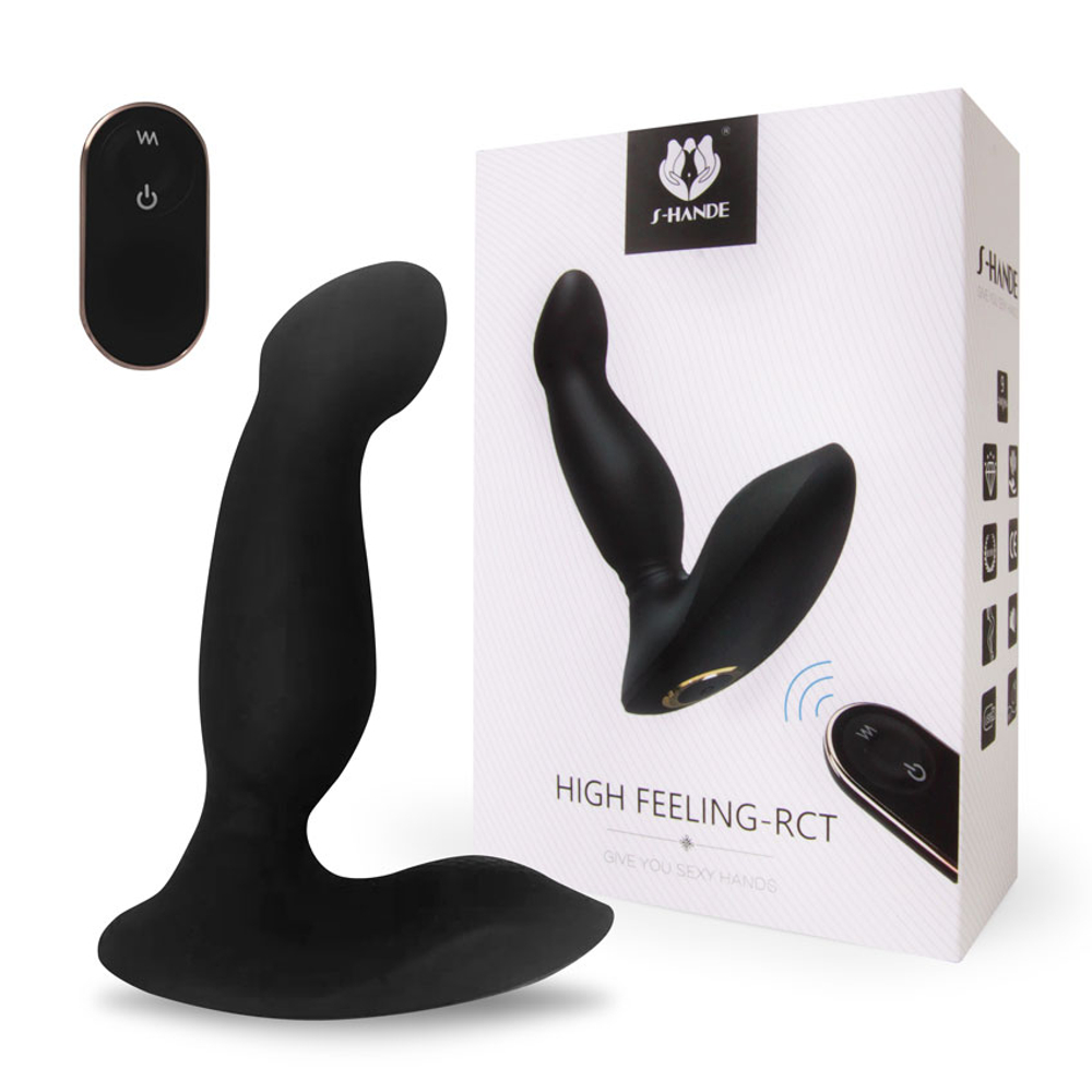 Вибромассажёр S-HANDE 9 режимов вибрации, l рабочей части 112 мм d 33 мм, дистанционный пульт