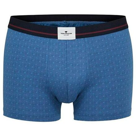 Мужские трусы боксеры синие с узором Tom Tailor 070522/5646 626
