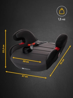 Osann Детское удерживающее устройство - бустер Junior Gurtfix Nero