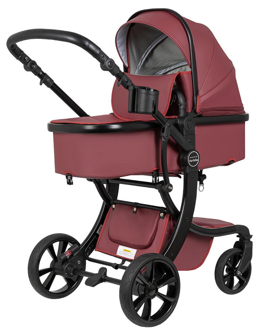 Коляска трансформер Aimile Adventurer бургунди-темный