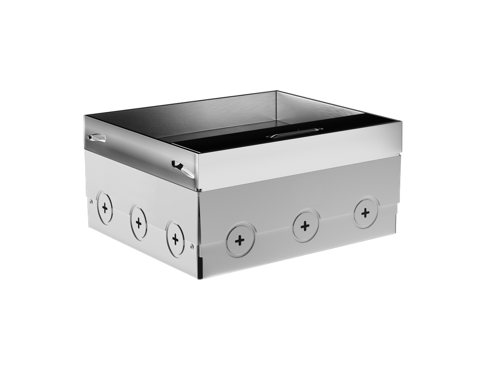 Лючок в пол 12 мод. (6 мод. 45х45 мм.) верт. установка