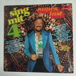 Винтажная виниловая пластинка LP James Last Джеймс Ласт Sing Mit 4 (Germany 1976) Wenn Die Rosen Erbluhen In Malaga
