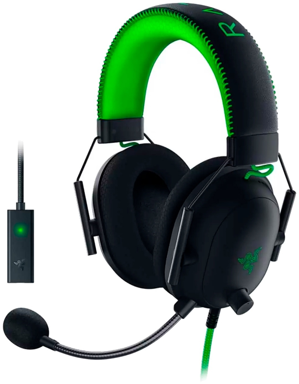Наушники Razer Blackshark V2 SE RZ04-03230200-R3M1 черно-зеленый