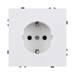 Розетка штепсельная SCHUKO 16A/250 В, белый матовый Kollinger Eclipse EC-014WH