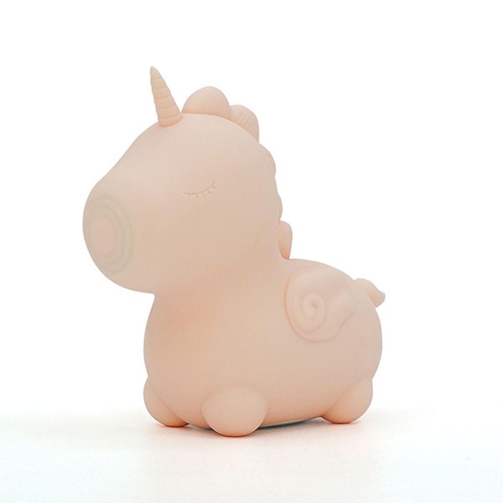 Персиковый клиторальный стимулятор 11см с режимом пульсации Unihorn Heart Throb UNIHT