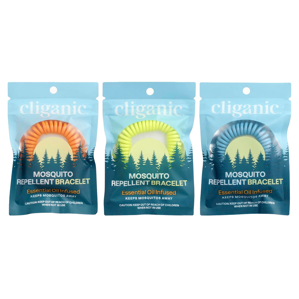 Cliganic, Браслет от комаров, 10 шт. В упаковке