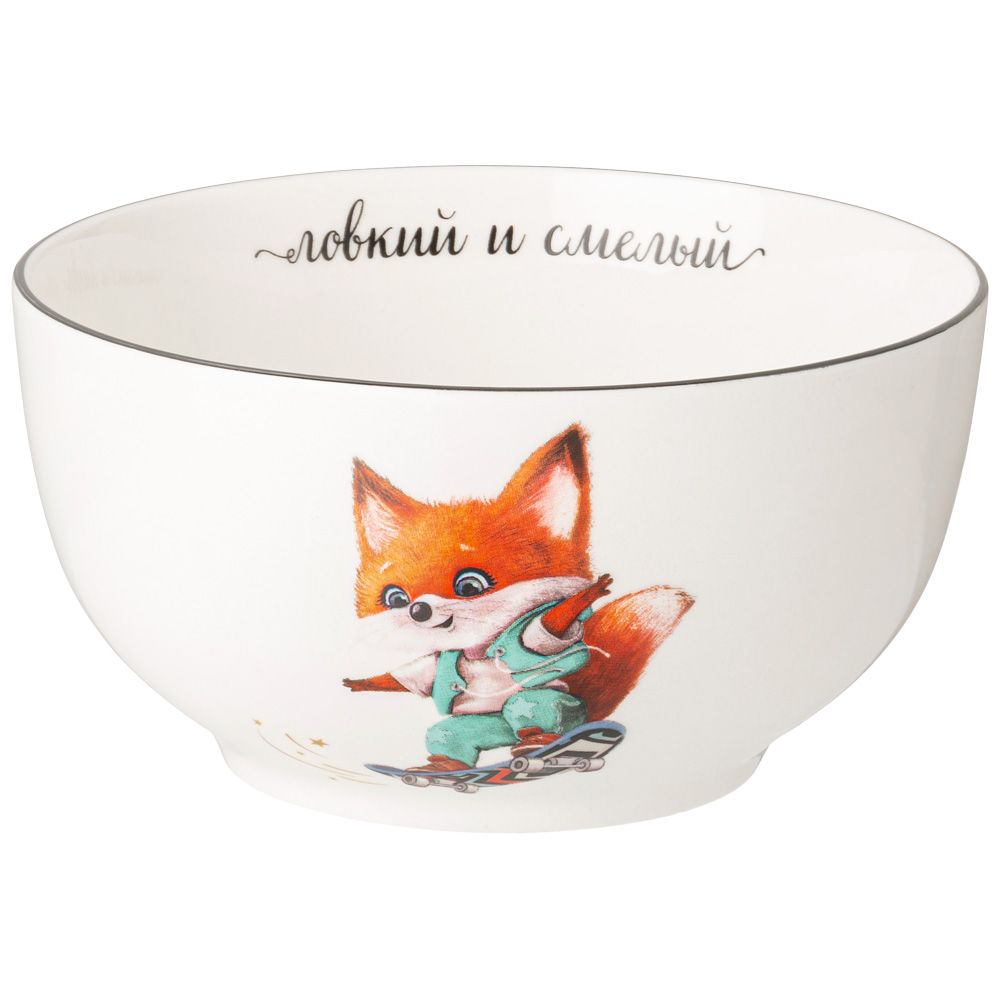 НАБОР ПОСУДЫ LEFARD ЛОВКИЙ И СМЕЛЫЙ, 3 ПР.: САЛАТНИК 470МЛ, ТАРЕЛКА 20СМ, КРУЖКА 220МЛ