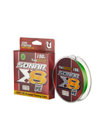Плетеный шнур для рыбалки TauMANN Sonar PE X8 150m #0.4 (0.10mm) Light Green