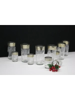Набор 12 предметов стакан и стопка