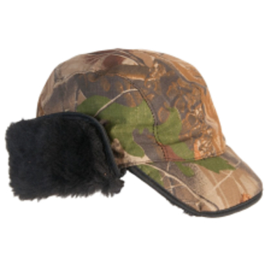 Шапка зимняя с отворотом (Лес) 7-1-134  р.56