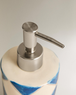 Zara Home стакан для ванной комнаты, фаянс, синий