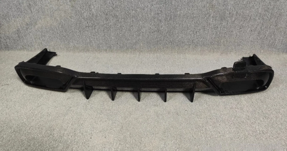 Карбоновый диффузор заднего бампера для Mercedes-Benz C-class W206 2022-2026+ Мерседес