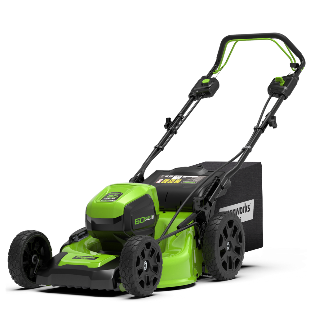 Аккумуляторная газонокосилка Greenworks GD60LM46SPК5, 60v, 46 см, АКБ 5 А·ч и ЗУ