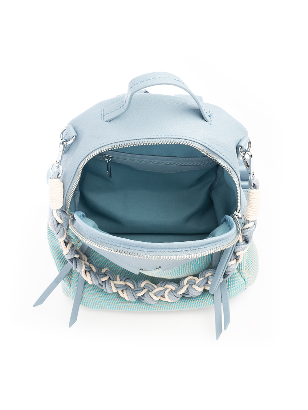 27253-2/40 Рюкзак жен., иск.кожа + текстиль