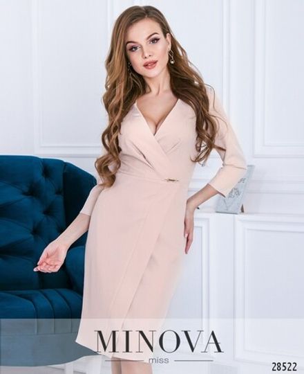 Платье 3111-беж Minova Фото 2