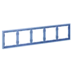 Рамка пластиковая VOLTUM S70 на 5 постов, (деним) vls100515