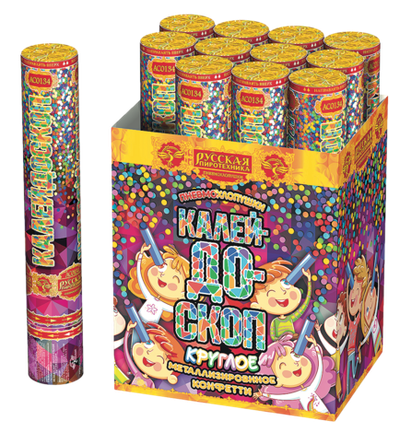 АС0134 Пневмохлопушка "Калейдоскоп" (30 см.) (1 штука)