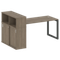 Метал Систем Куатро Стол письменный с шкафом-купе на О-образном м/к 50БО.РС-СШК-3.4 Т