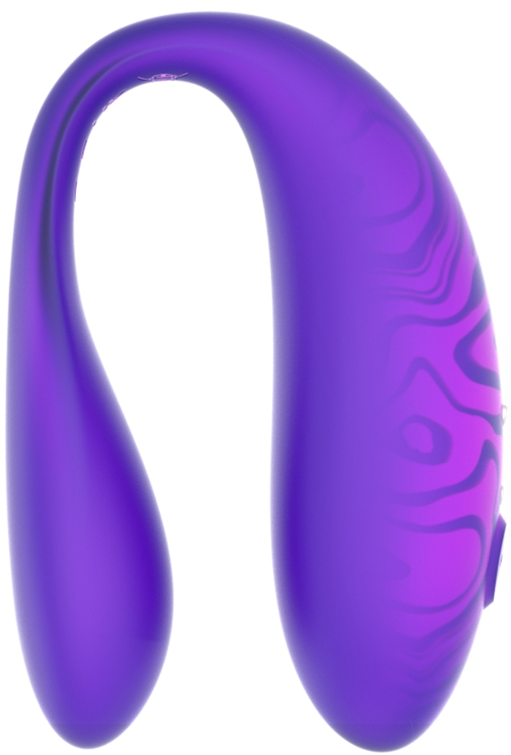 Парный вибромассажер TWIN+ Purple с пультом дистанционного управления и управлением через приложение