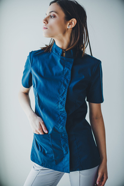 Блуза женская м222 Toray стретч opal blue