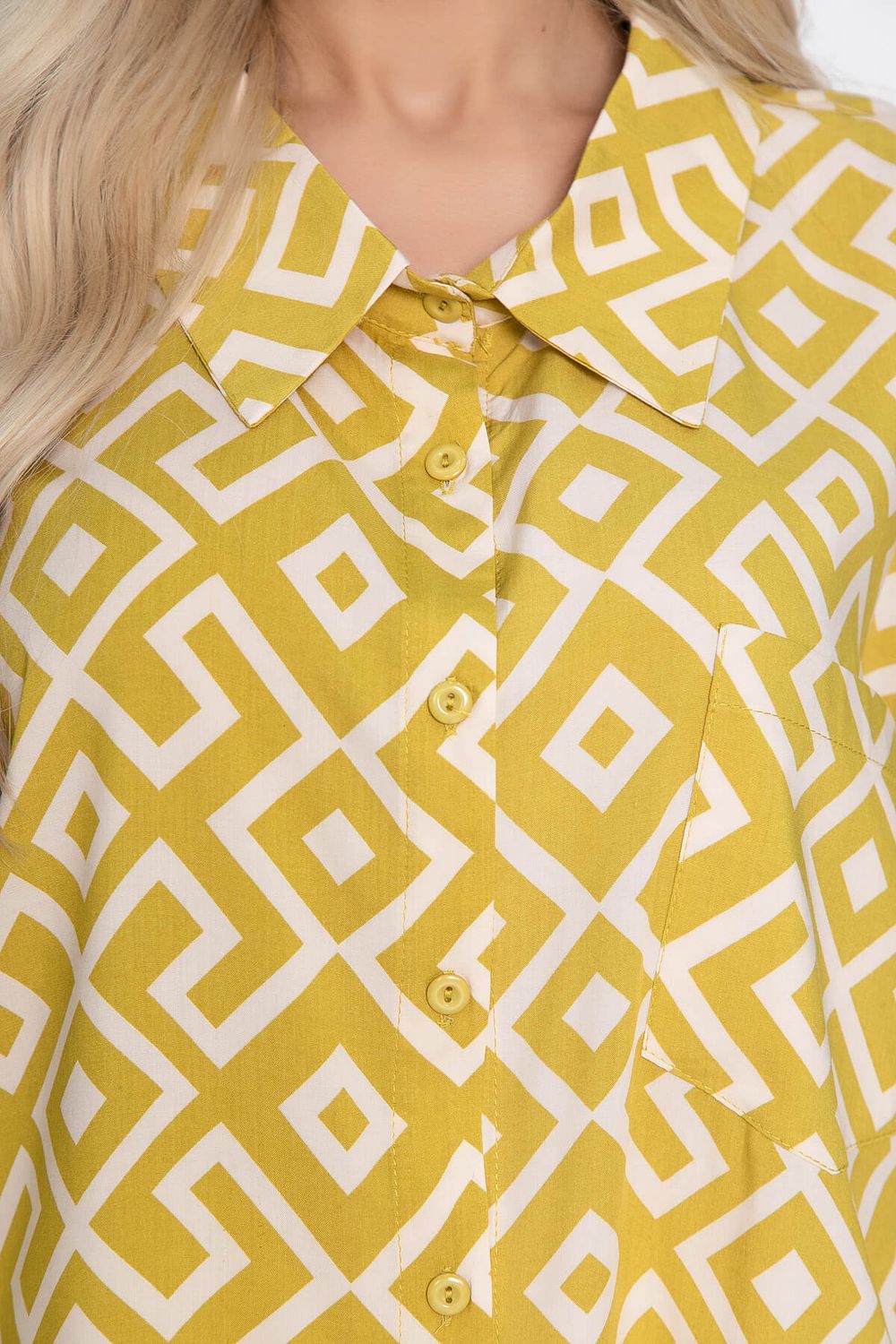 Рубашка Лето (лайм) Б10586 LT Collection