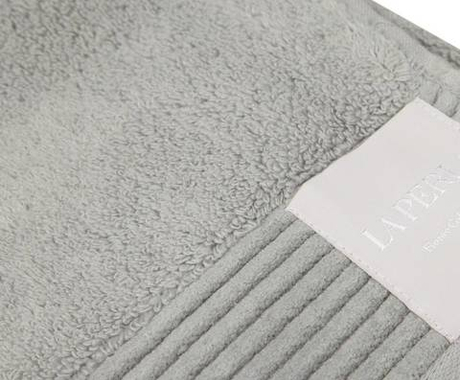 Набор полотенец 2шт La Perla Nevervures piombo темно-серый