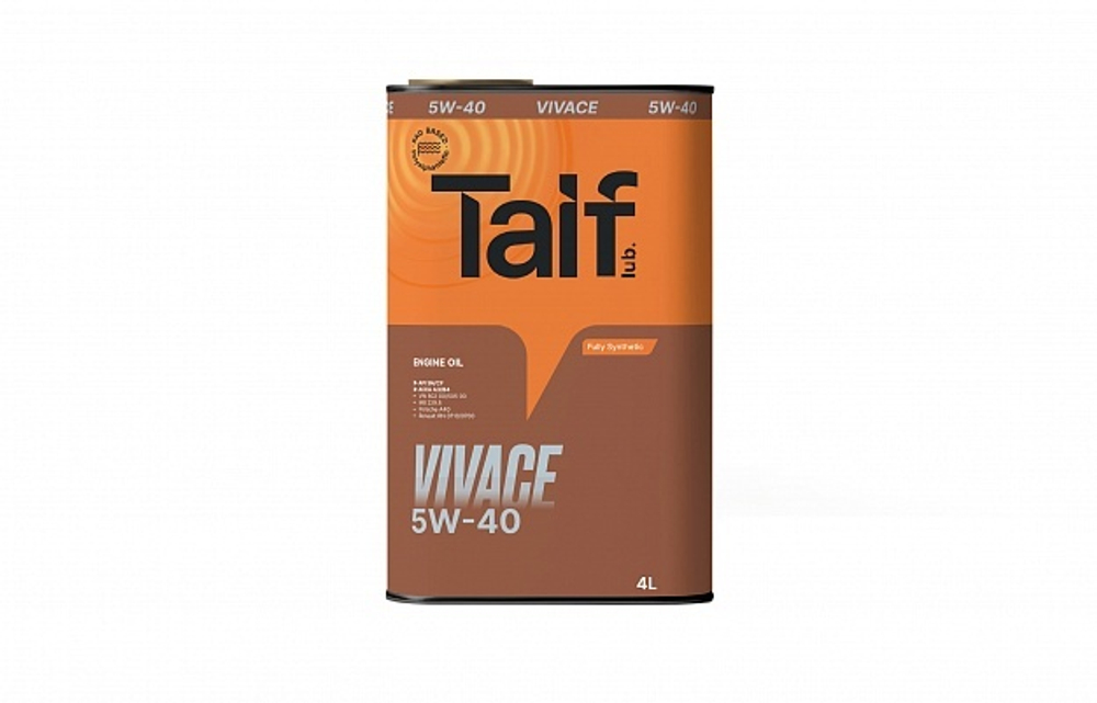 TAIF VIVACE 5w40 SN/CF синт 1л