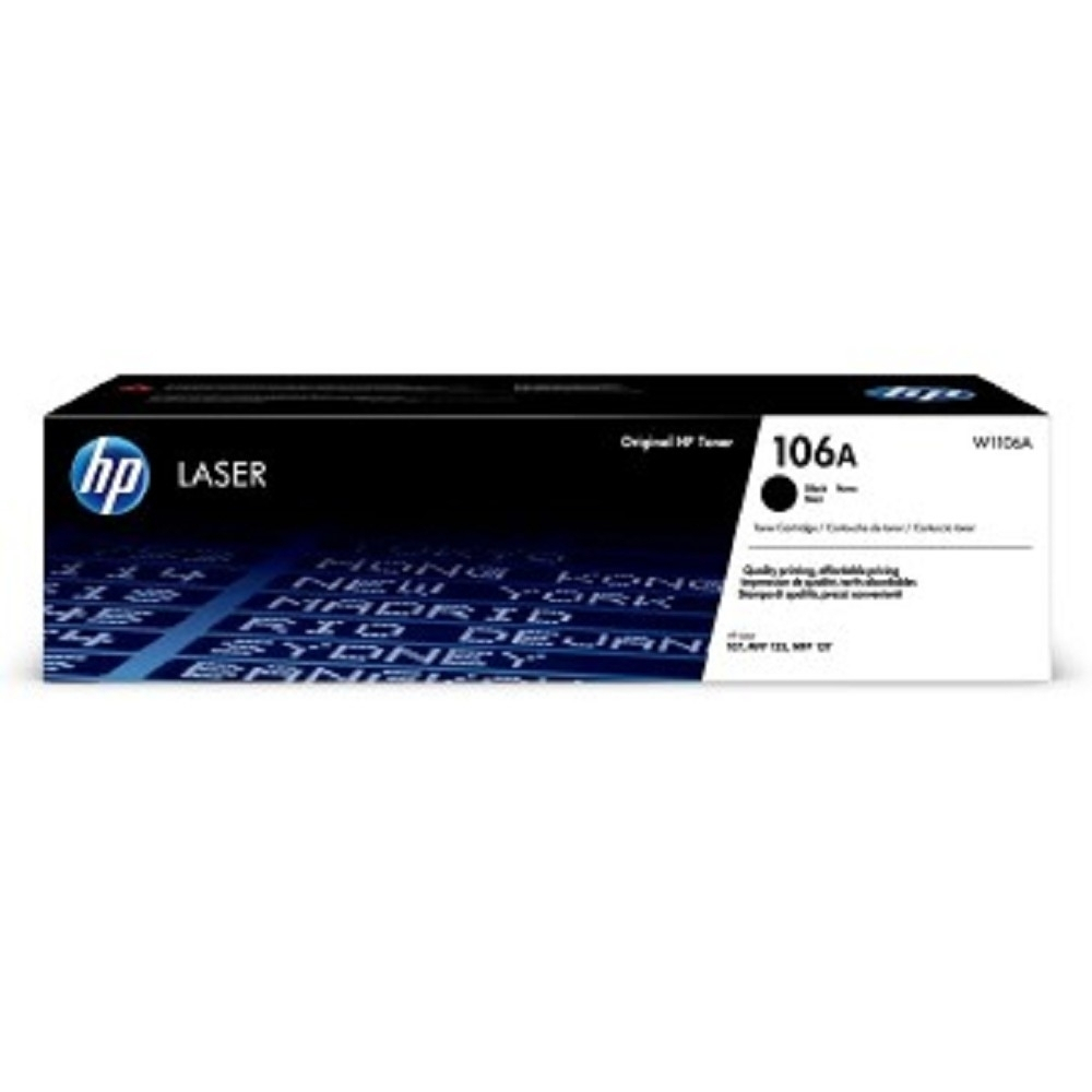 Картридж HP W1106A Картридж 106A лазерный черный (1000 стр) (HP LJ 107/135/La)