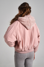 меховая джинсовая куртка купить