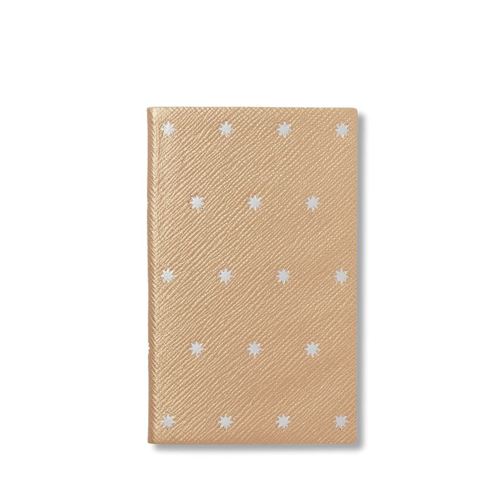 Smythson Блокнот Panama Notebook Liberty Nile Blue