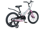 Велосипед 18'' Maxiscoo SPACE Стандарт Серый Жемчуг (2025)