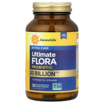 Renew Life, пробиотик Extra Care Ultimate Flora™, 30 млрд КОЕ, 30 веганских капсул с отсроченным высвобождением