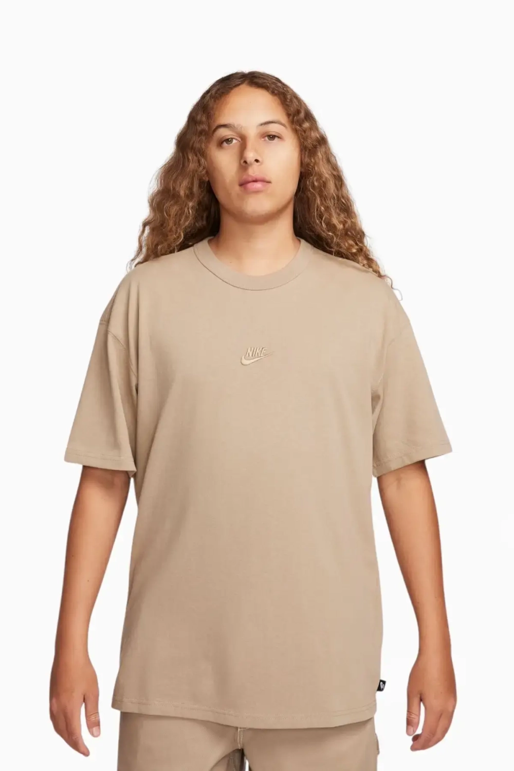 Футболка Nike Sportswear Premium Essentials - Бежевый