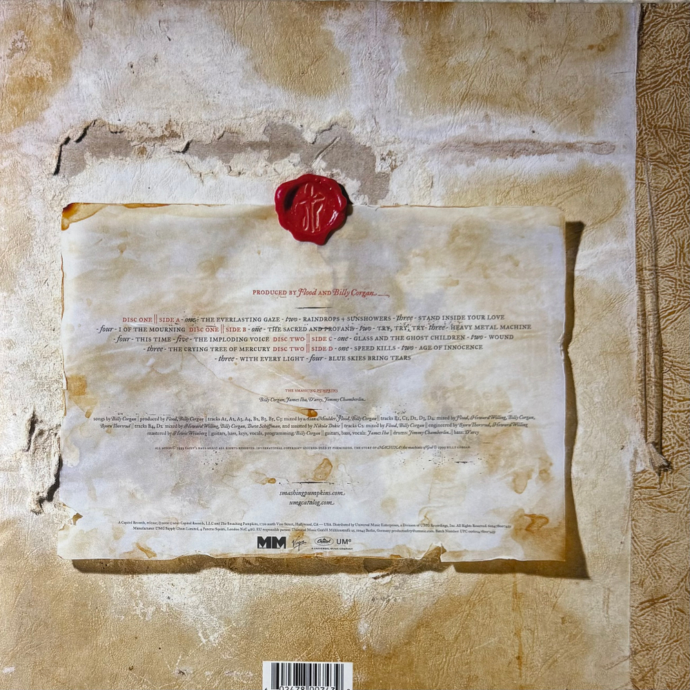 Виниловая пластинка The Smashing Pumpkins ‎– Machina / The Machines Of God 2LP