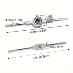 Резьбонарезной набор (лерка-метчик, плашек) 12/ 20шт