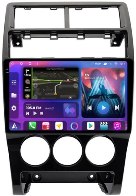Магнитола для Lada Priora 2013-2018 - FarCar XXL3018M QLED+2K, Android 12, ТОП процессор, 8Гб+256Гб, CarPlay, 4G SIM-слот