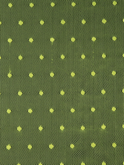 Сетка эластичная лимонная в горошек 5 мм метражом
