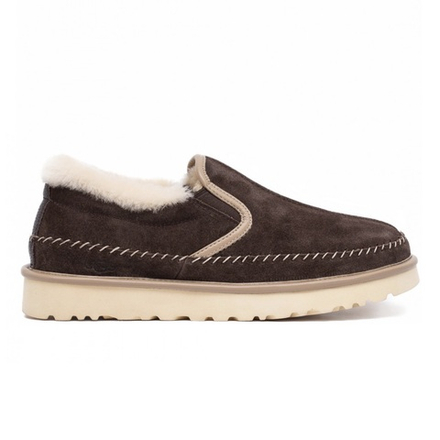 Ugg Mens Stitch Slip On Chocolate