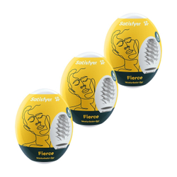 Набор из трех яиц мастурбаторов Satisfyer Masturbator Egg 3er Set Fierce