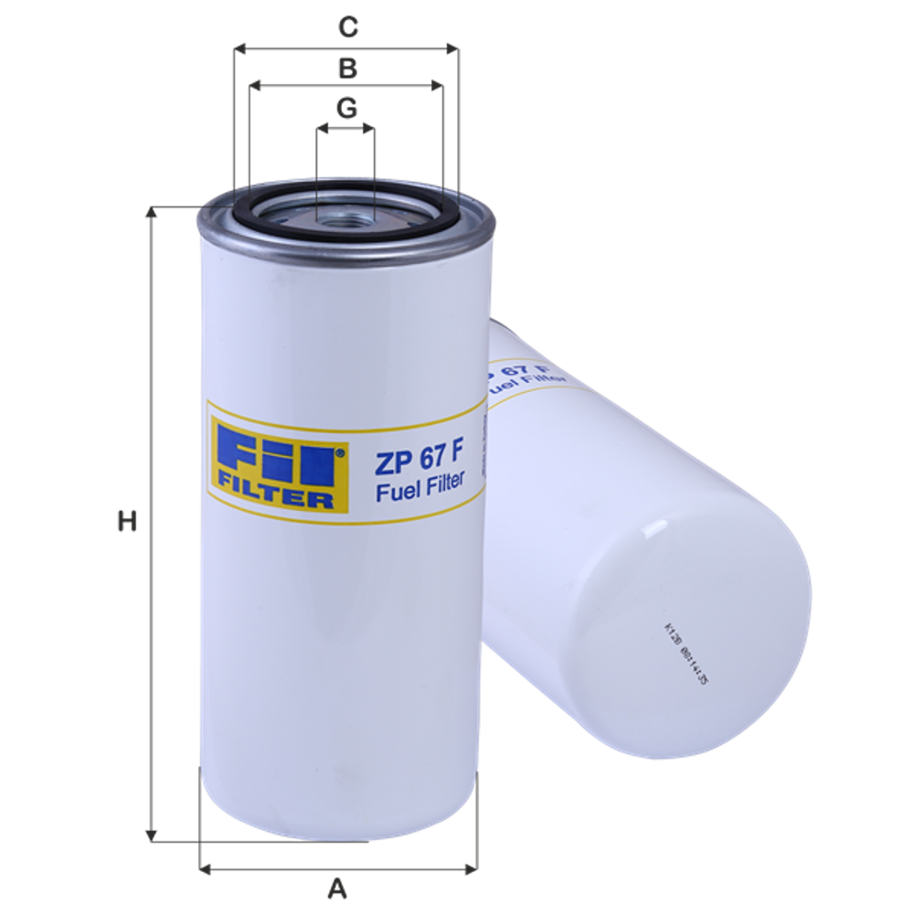 Фильтр топливный ZP 67 F