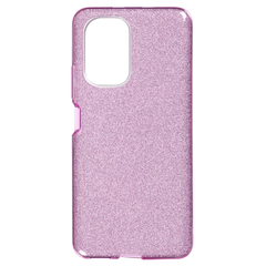 Силиконовый чехол Sparkle Case Блеск для Xiaomi Poco F3, Mi 11i (Сиреневый)