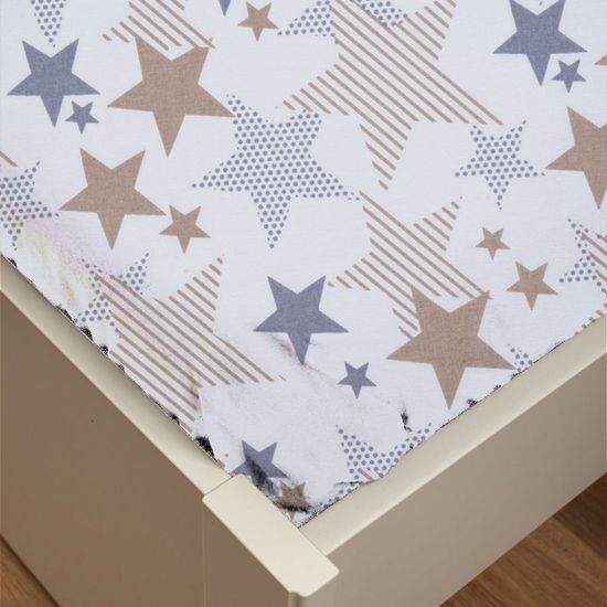 Простыня на резинке  Сартем,  160x200х30 , ранфорс  DOMTEKC