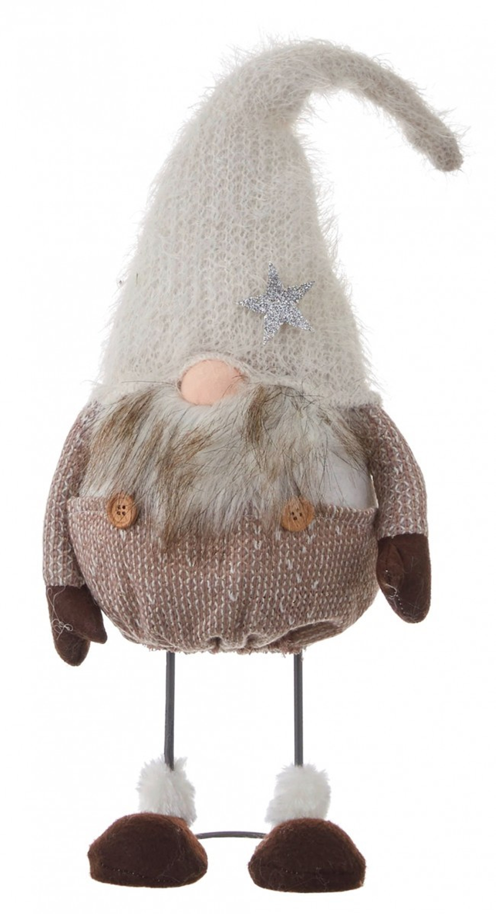 Гном 21х18х60см House of Seasons белый