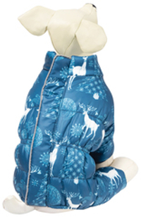 Triol Комбинезон Олень для собак, зимний с молнией на спине, размер M, спинка 30 см