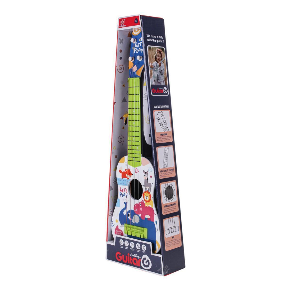 Гитара, синяя, коробка 819-31