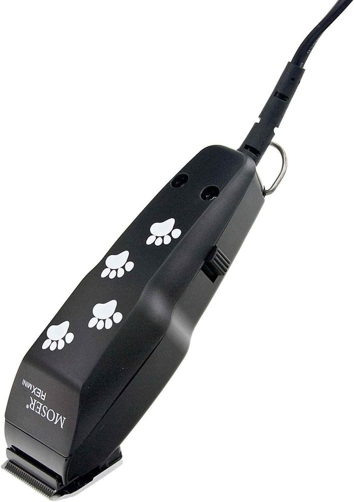 Moser триммер черный с лапками Rex Mini  1411-0062